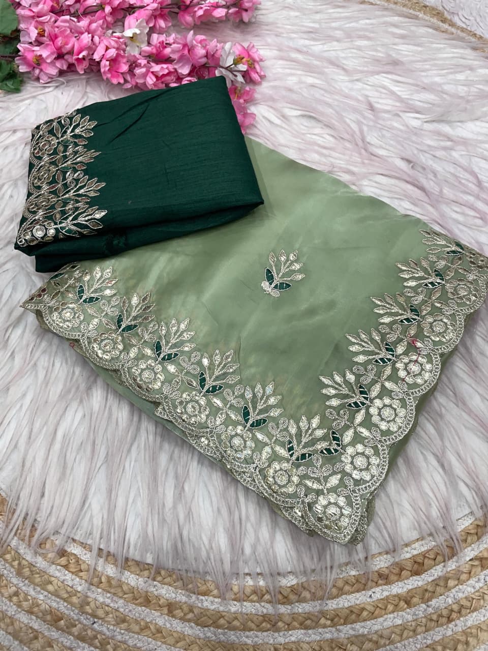 Maverick Fusion Crystal Crush Saree